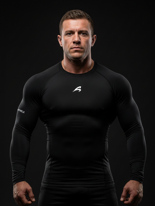 Black Long Sleeve Center Logo