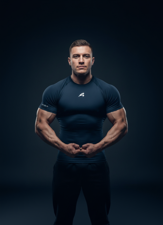 Dark Blue Bodybuilder