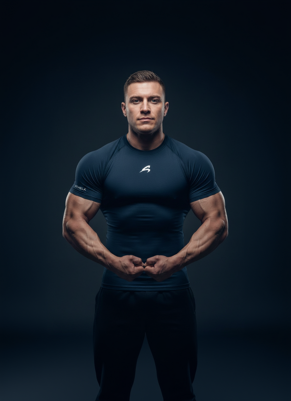Dark Blue Bodybuilder