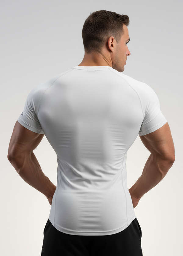 White Back View