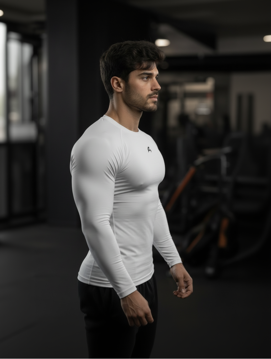 White Full Sleeve Side